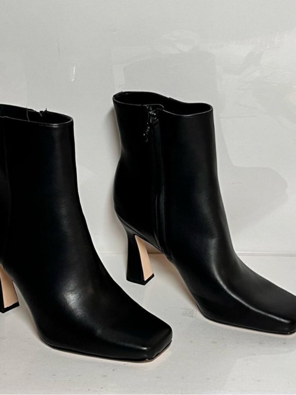 Circus NY by Sam Edelman Emma Faux Leather Square Toe Ankle Boots
